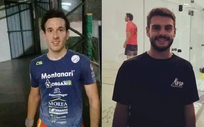 Cioffi y Burdet en la final del local
