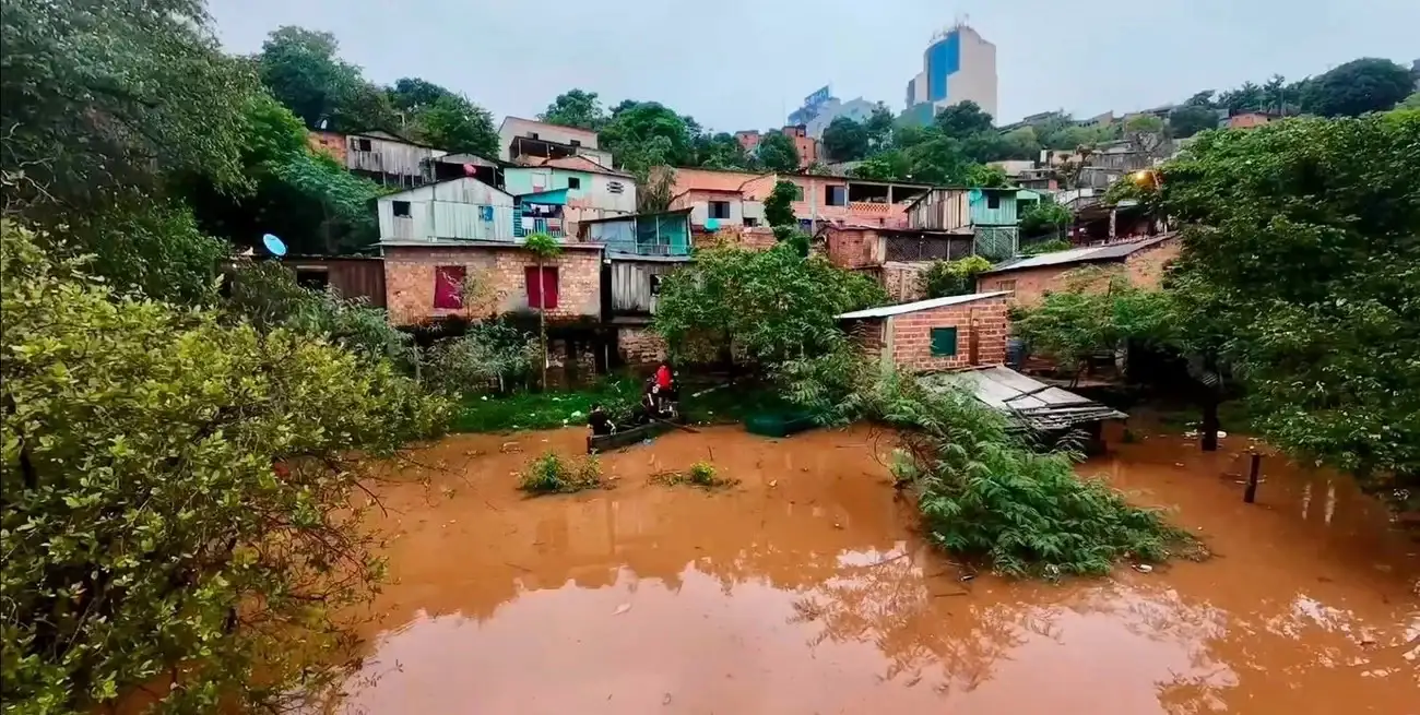 Subió el río y complicó sectores del sur paraguayo.