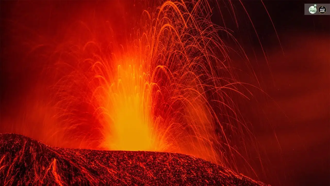 El volcán Etna volvió a entrar en erupción
