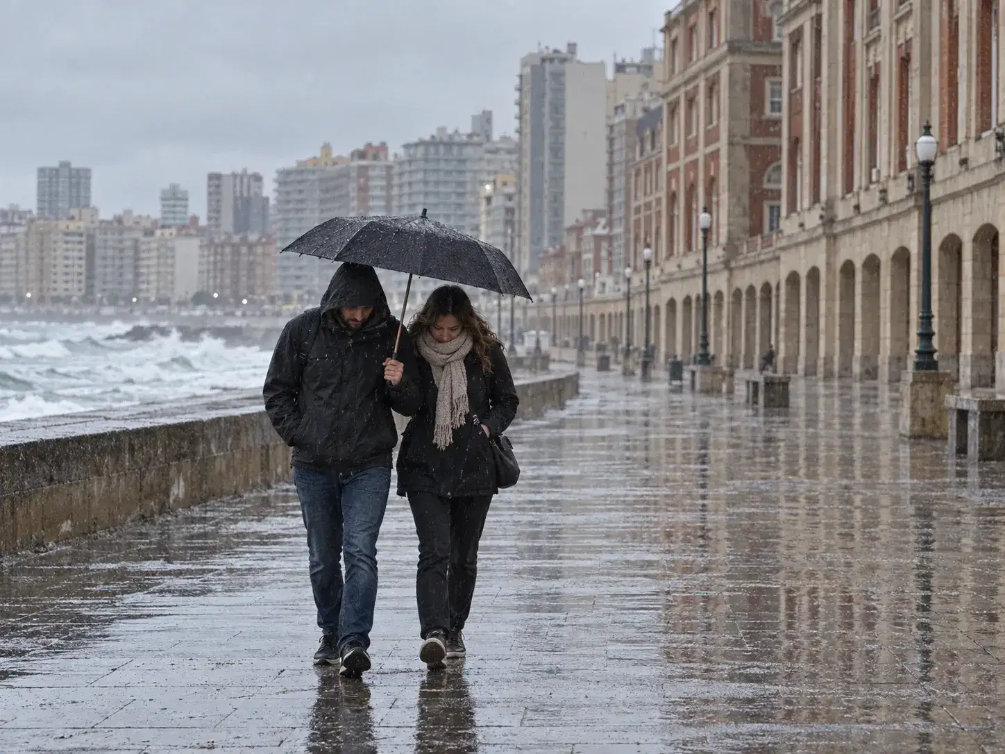 Mar del Plata tendrá un martes con alerta amarilla, lluvias intensas y ráfagas