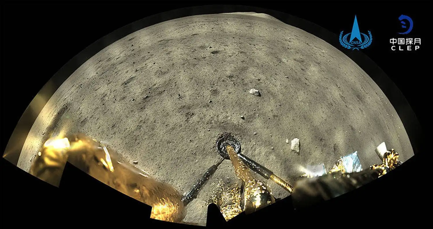 Sonda china completa recolección de muestras en la Luna