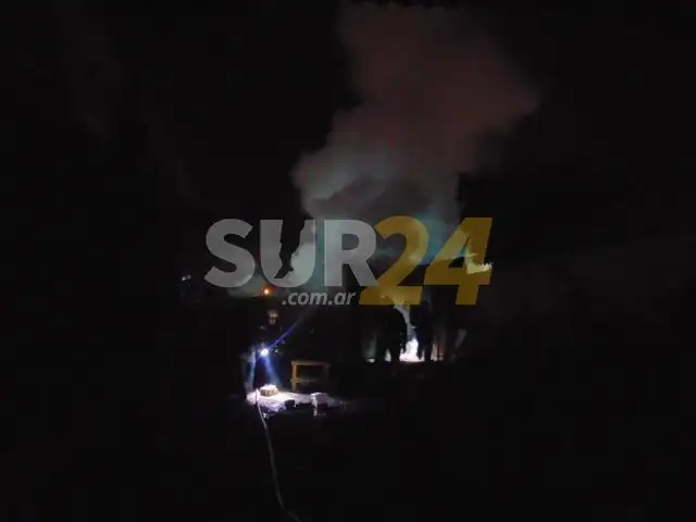 Venado Tuerto: pérdidas totales en el incendio de un galpón