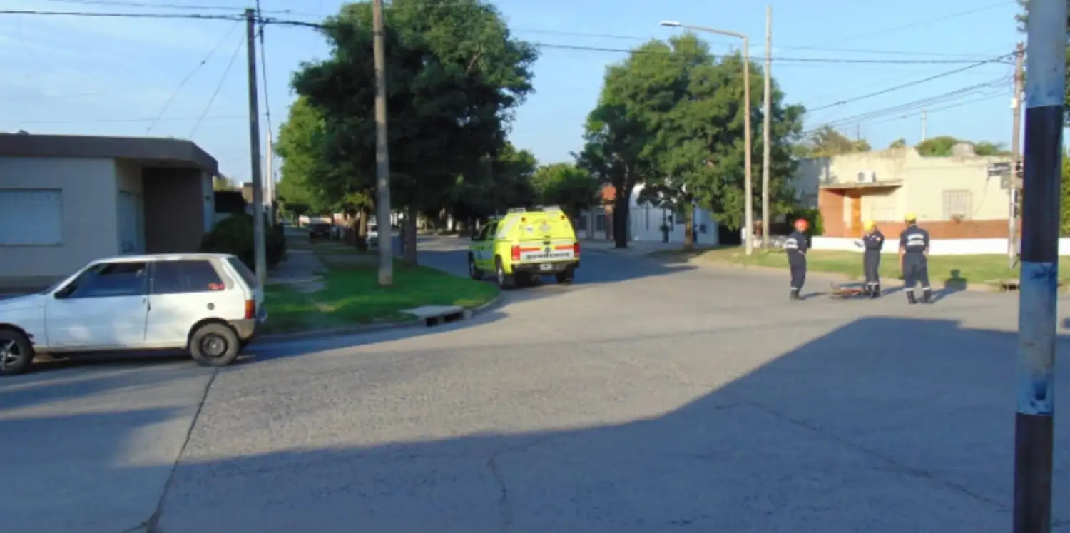 La colisión fue con un Fiat Uno.