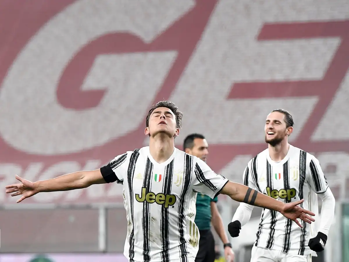 Juventus triunfó de visitante y Dybala se anotó en la red