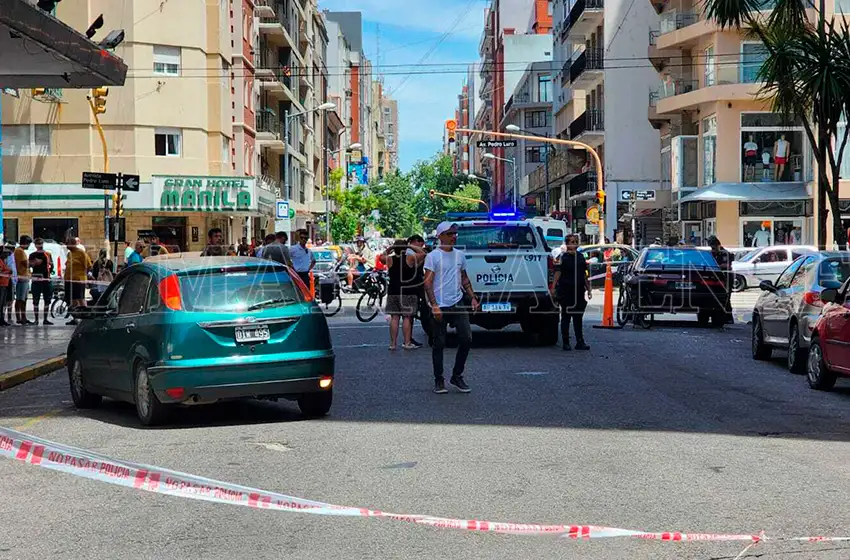 Tiroteo en pleno centro de Mar del Plata