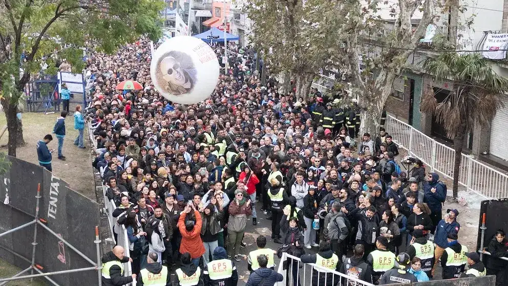 El operativo oficial estima una movilización cercana al millón de personas en Avellaneda (Jaime Olivos)