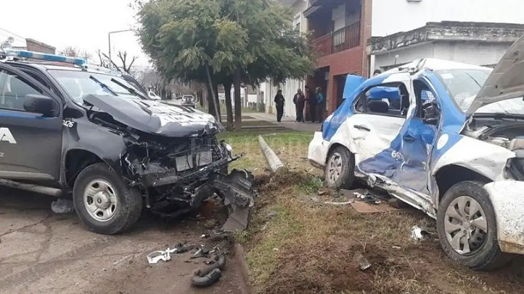 Venado Tuerto: Una mujer policía murió tras un choque entre patrulleros