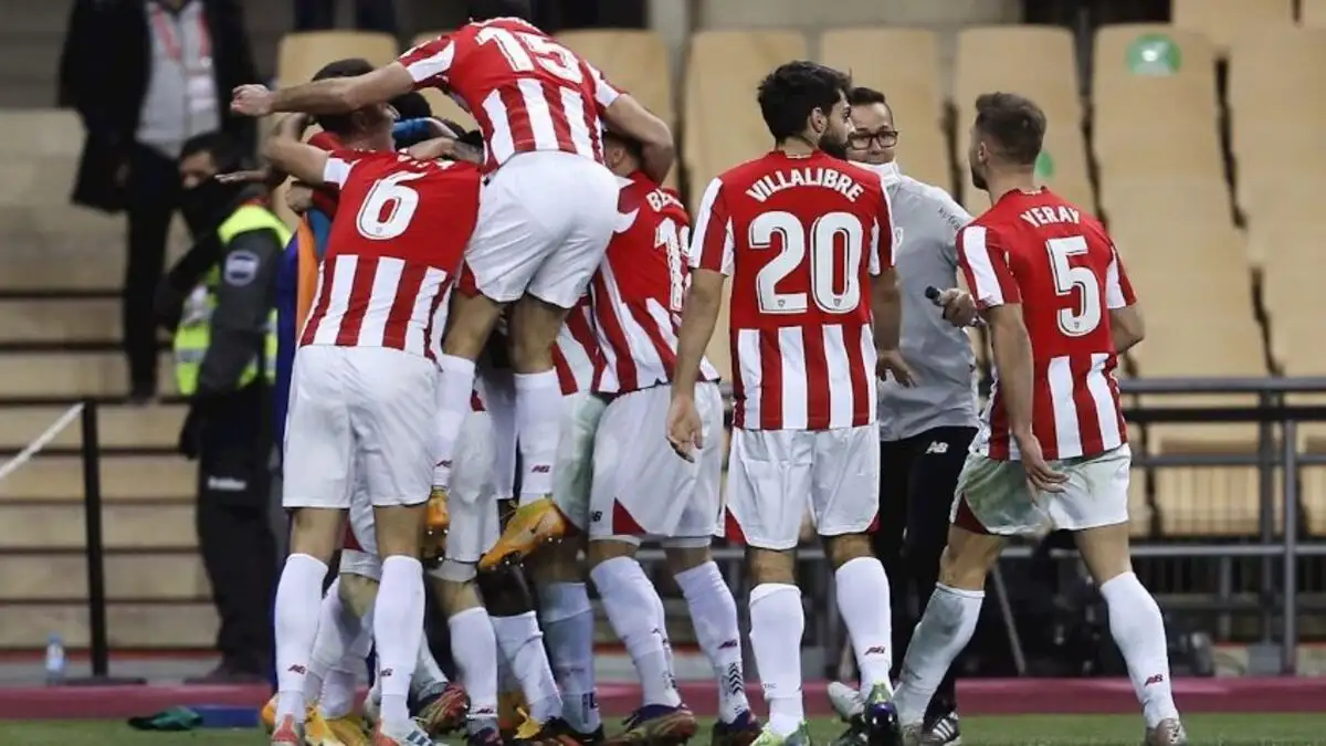Athletic Bilbao ganó la Supercopa de España y Messi se fue expulsado