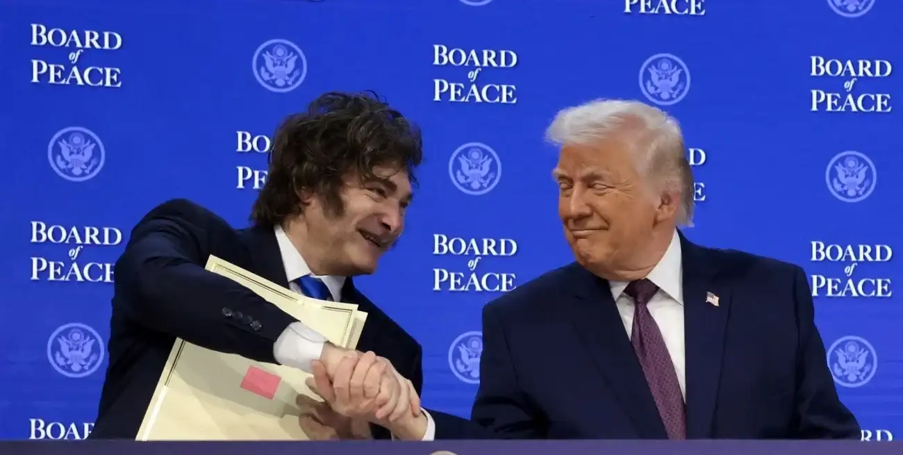 Milei no tendrá su nueva foto con Trump. Foto: Reuters