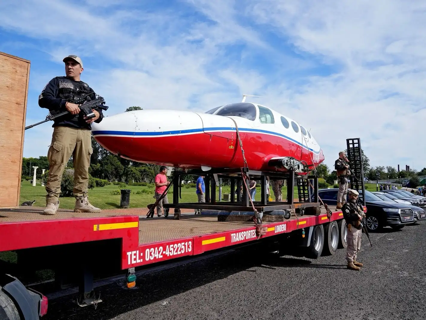 La avioneta que formará parte de la subasta.