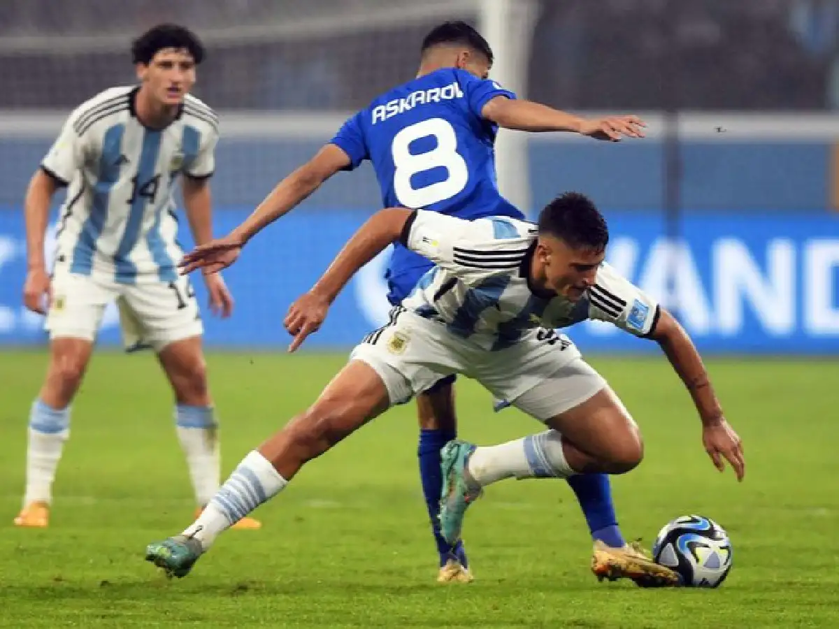 Argentina sufrió, pero le ganó 2-1 a Uzbekistán en su debut en el Mundial Sub 20