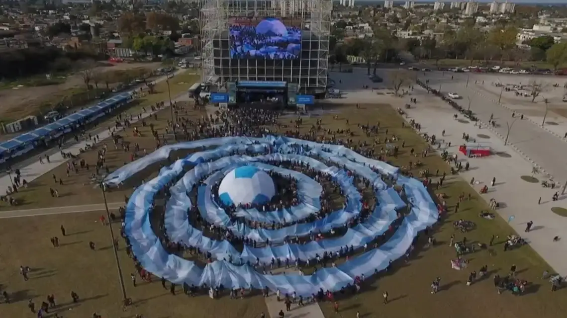 Se inauguró la pantalla gigante del Museo del Deporte