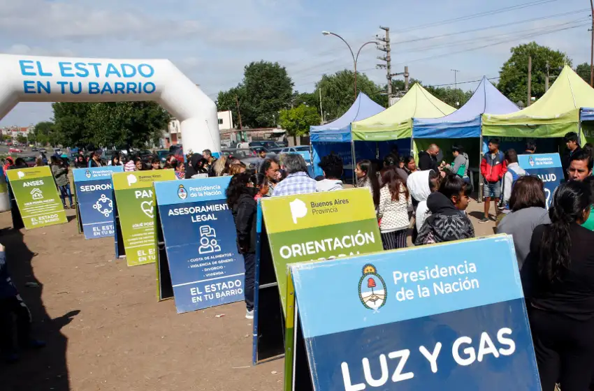 "El Estado en tu barrio" funcionará en el polideportivo de Las Heras