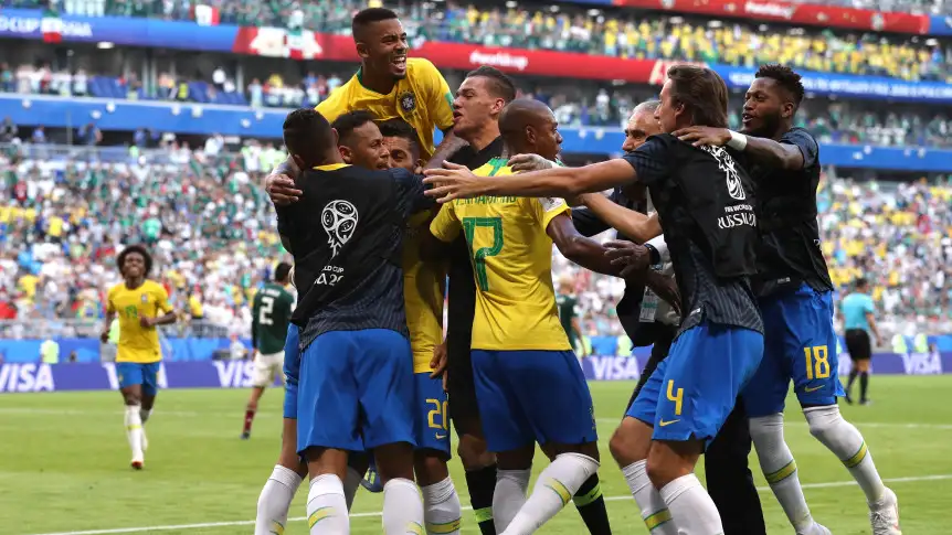 Brasil le ganó a México y se metió en cuartos