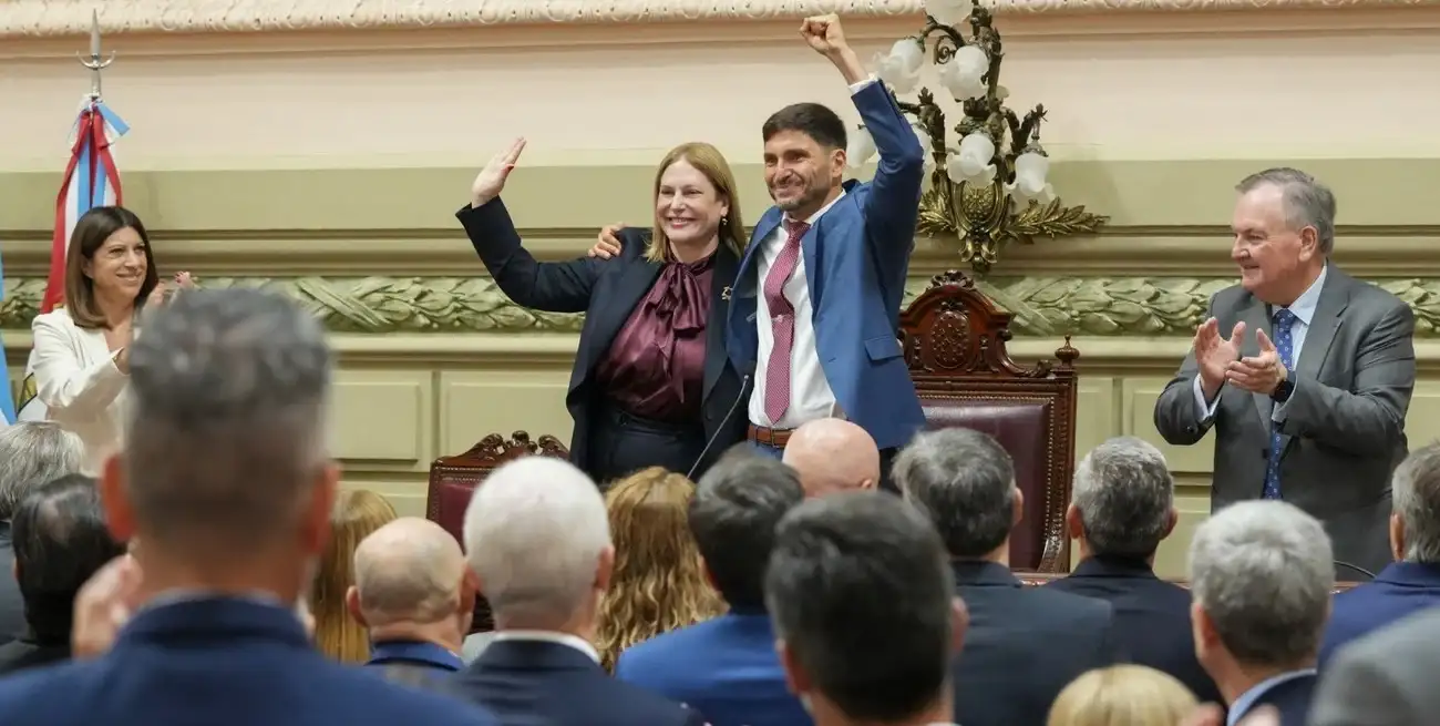 Maximiliano Pullaro durante la apertura de sesiones ordinarias en 2025. Crédito: Gobierno de la provincia de Santa Fe