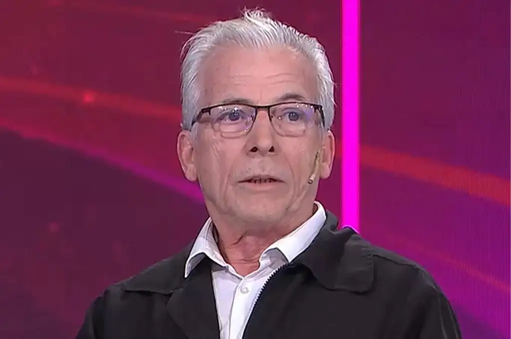 Gerardo Romano fue internado por un cuadro de neumonía