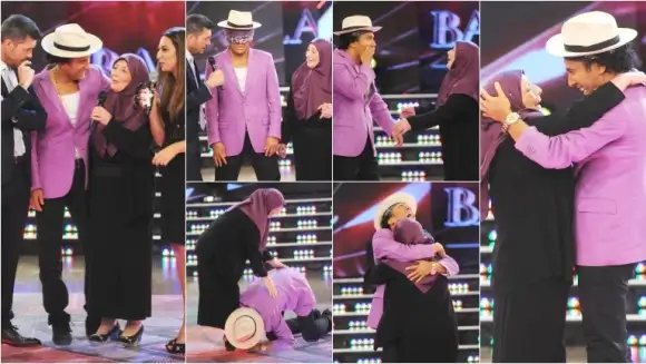 Ergün Demir recibió la visita de su mamá en la pista de ShowMatch: la emoción del actor