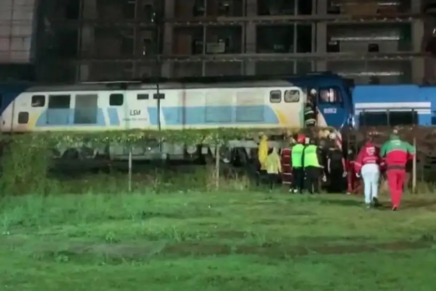 Palermo: chocaron de frente dos trenes de la línea San Martín