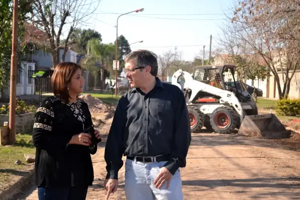 Santo Tomé: Trabajos de pavimentación en barrio FONAVI Sargento Cabral