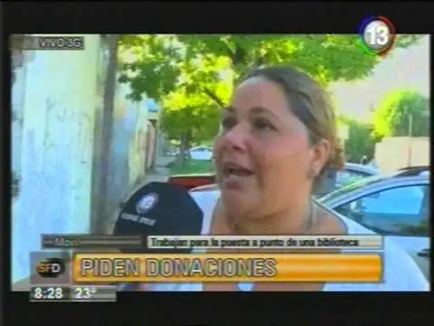 Barrio San Lorenzo: Trabajan para la puesta a punto de una biblioteca