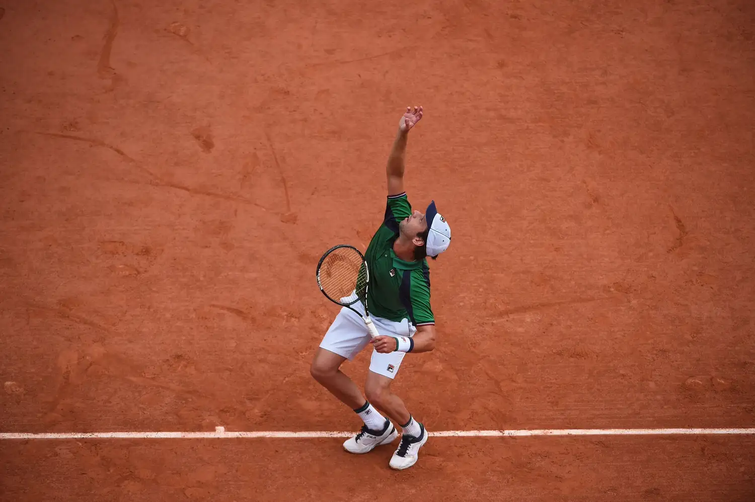 Zeballos en el debut del dobles de Roland Garros