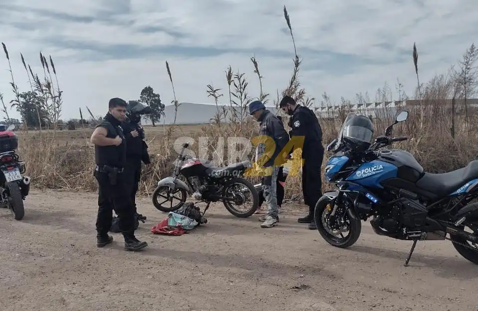 Venado Tuerto: secuestraron motor de moto en estado irregular