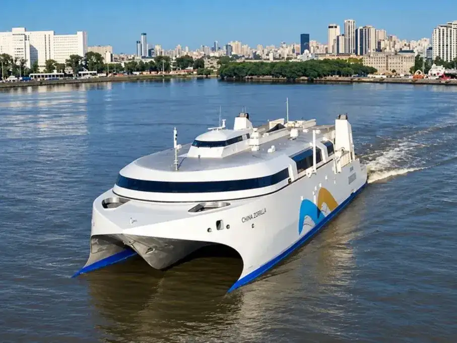 La incorporación de esta unidad permitirá a Buquebus aumentar su oferta de transporte. Foto: Noticias Argentinas