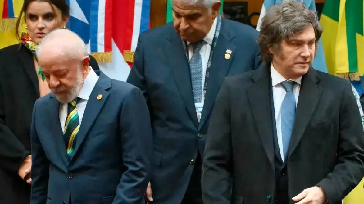 Lula Da Silva y Javier Milei.