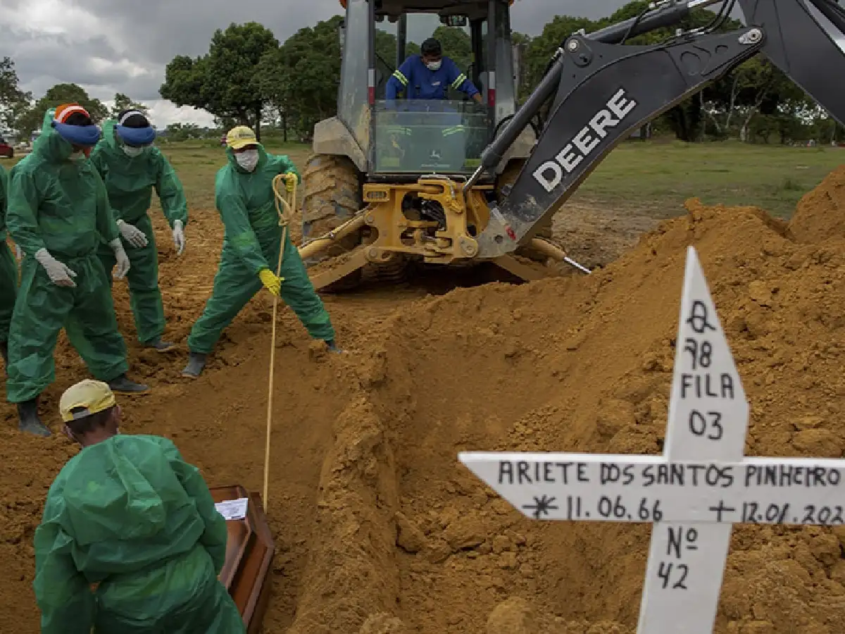 Se acabaron los tubos de oxígeno en Manaos, en una nueva ola de muertes por Covid-19
