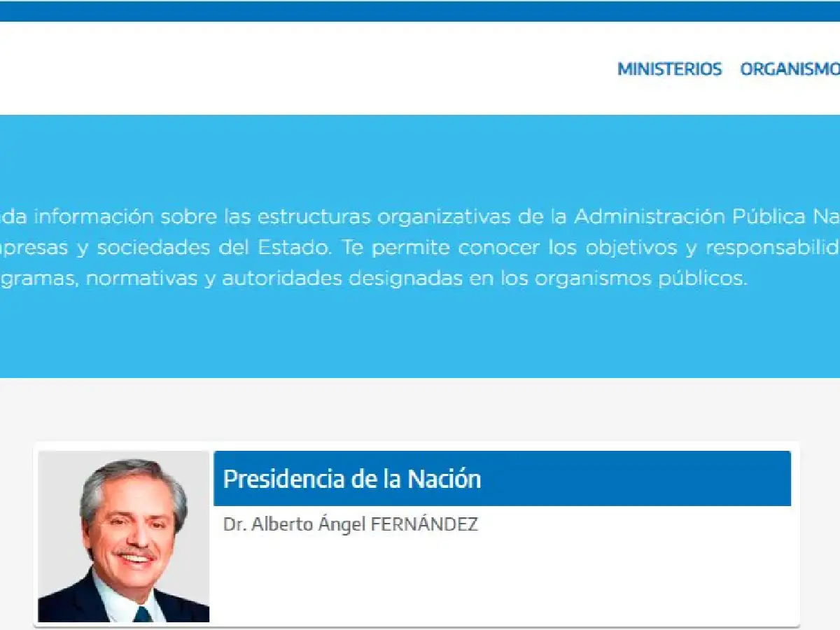 Mapa del Estado: los ciudadanos podrán ver qué hacen los ministerios en tiempo real
