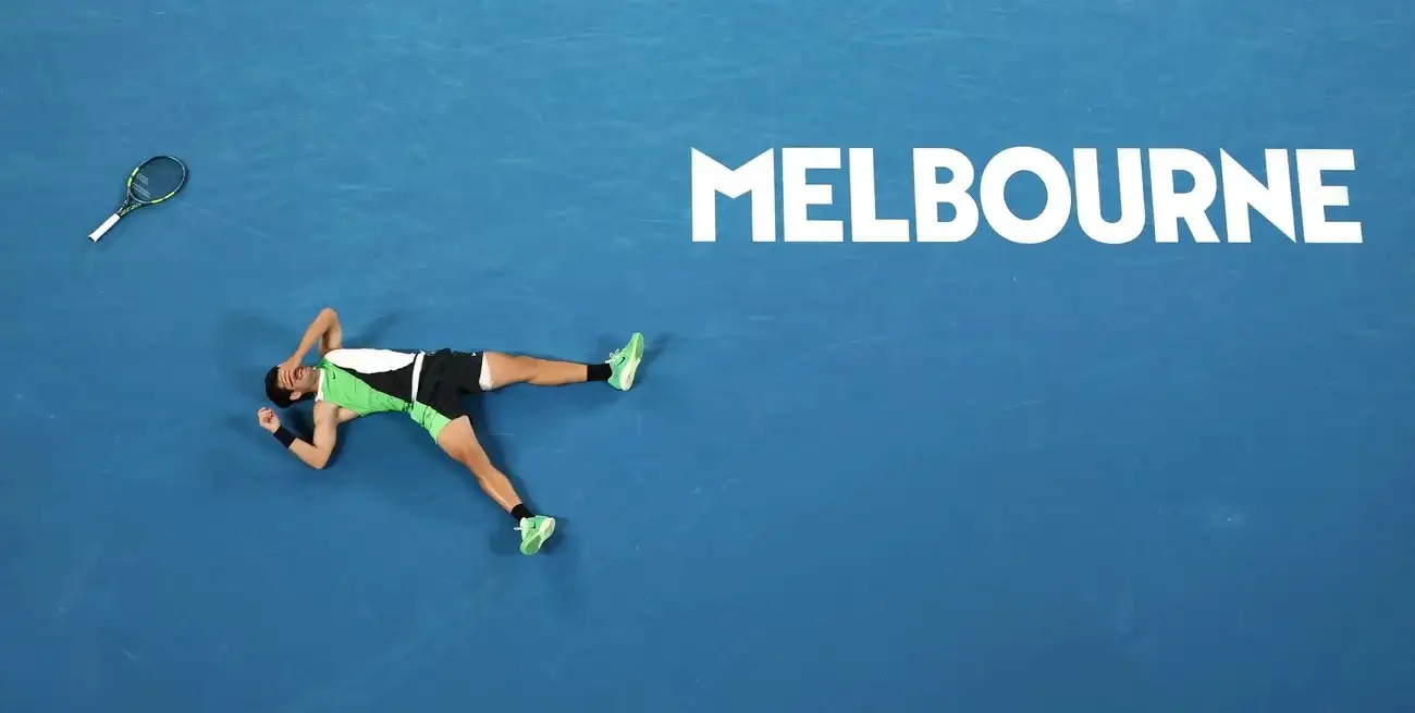 Alcaraz, el más joven en conseguir los 4 Grand Slams. Foto: Reuters