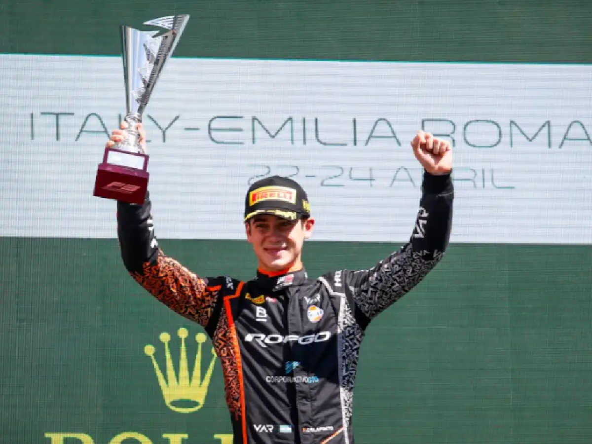 Colapinto, el primer argentino en ganar una carrera en la Fórmula 3