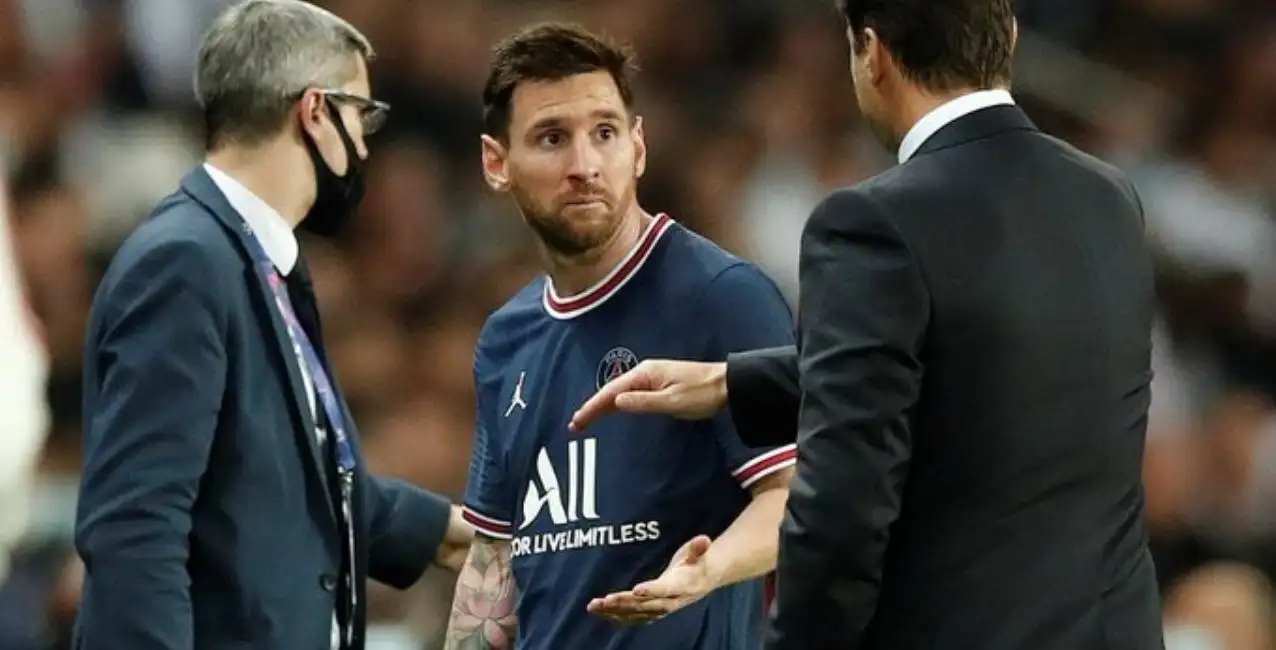 El enojo de Messi al ser reemplazado se reflejó en las redes