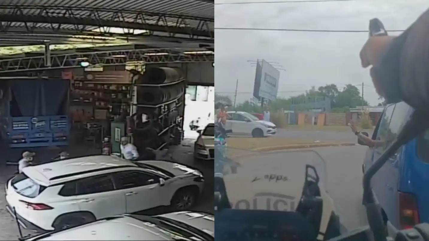 Salidera en La Plata: le pincharon una goma, fue a la gomería y le robaron $15 millones