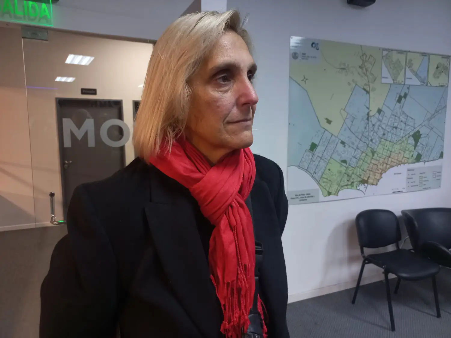 La secretaria de Desarrollo Social Vilma Baragiola.