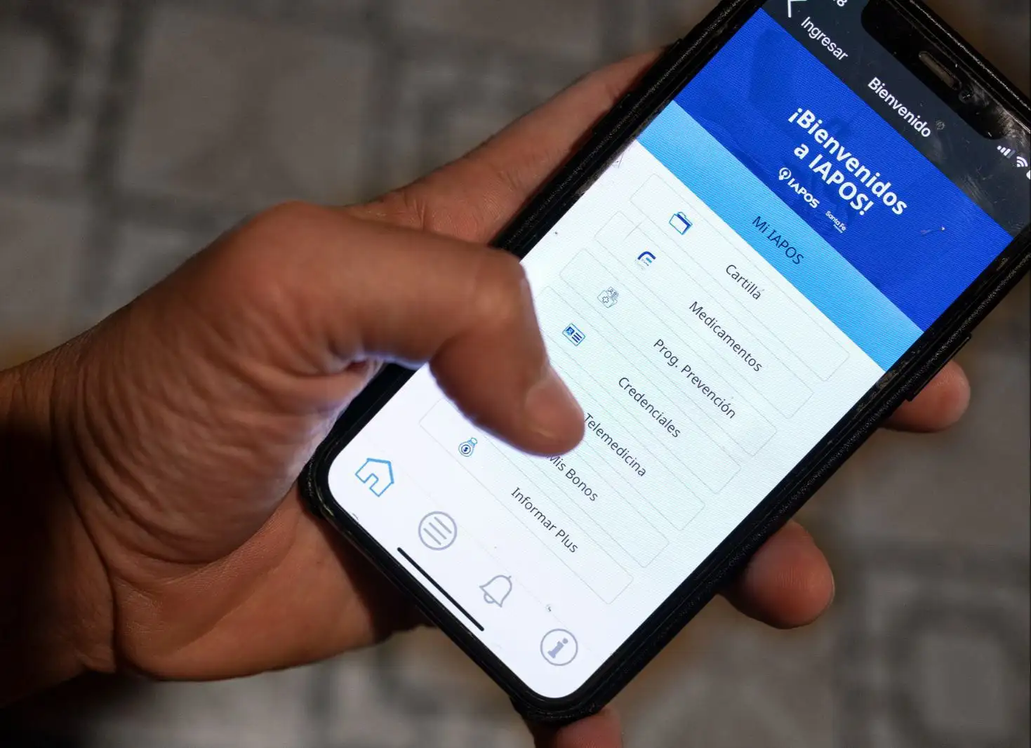 Desde la aplicación de pueden realizar las denuncias.