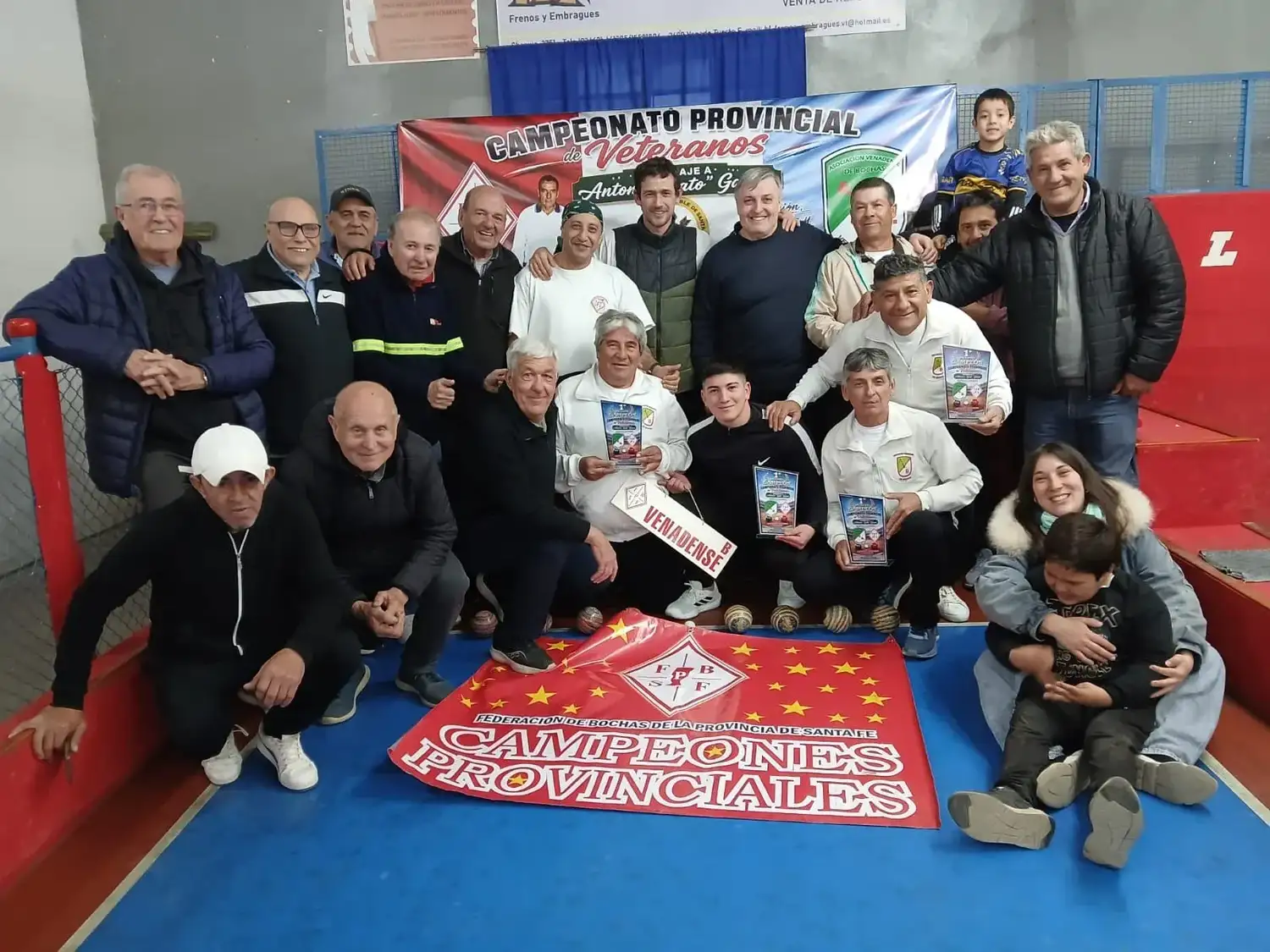 Asociación Venadense B, los campeones provinciales.