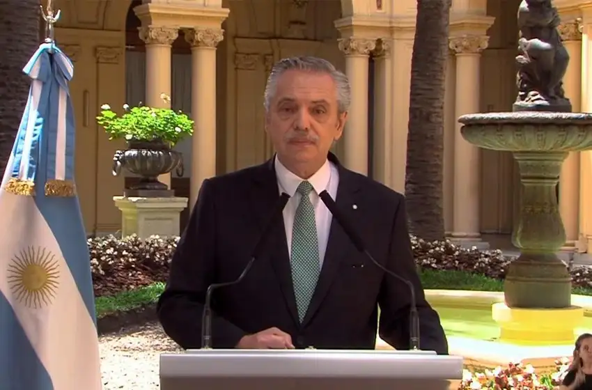 En cadena nacional, Alberto Fernández brindó su último discurso como Presidente