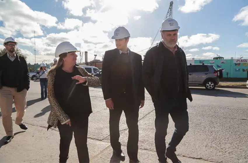 Lucero recorrió obras y destacó inversiones en el puerto de Mar del Plata
