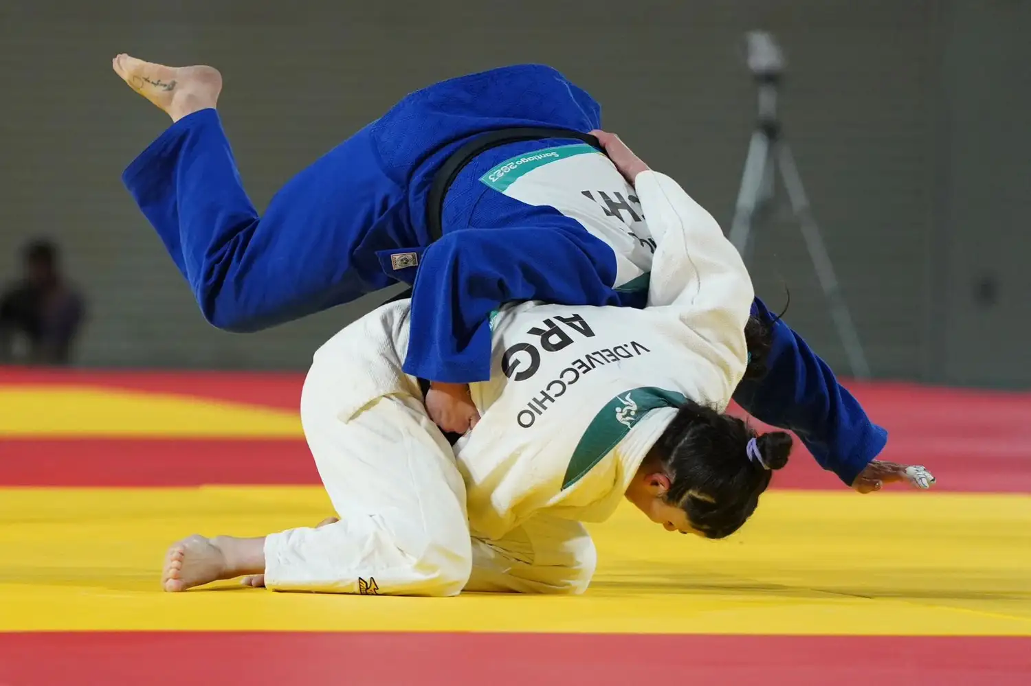 Etchechoury y Del Vecchio fueron quintos en la competencia por equipos