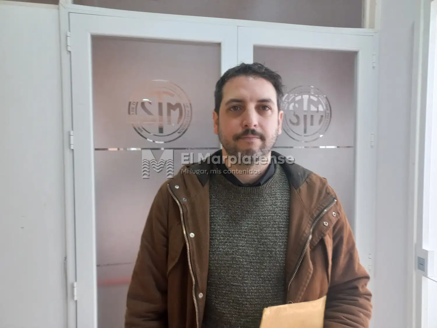 Nicolás Lozzi, secretario de prensa del STM.