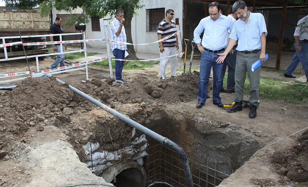 Liceo Norte: tramo final para las obras del desagüe en calle Larguía
