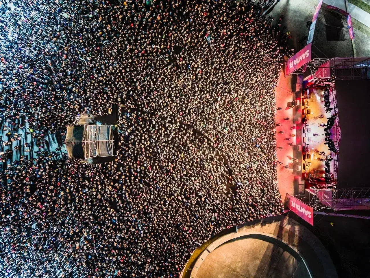 La música volvió a reunir a miles de personas alrededor de los Juegos Suramericanos. Foto: GSF.