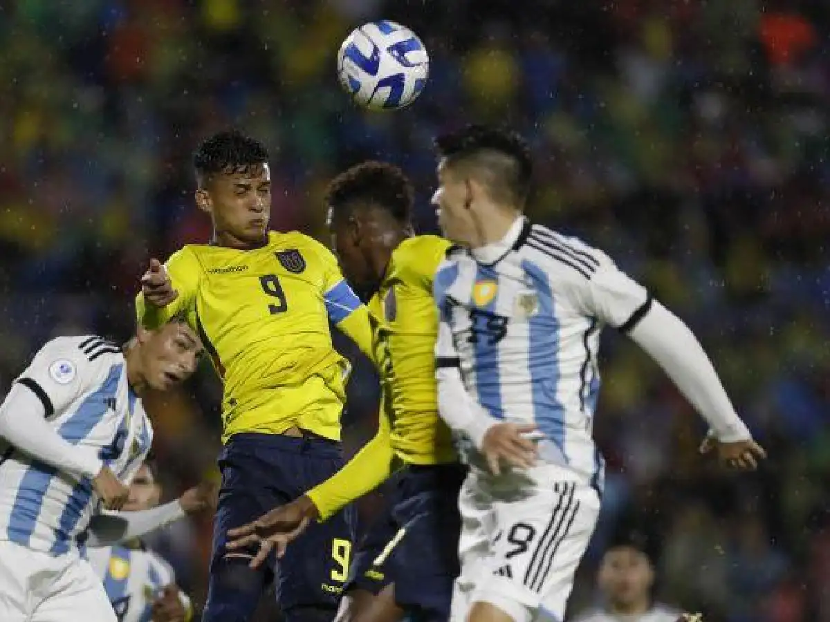SUDAMERICANO SUB 17 Argentina pagó caro las imprecisiones, perdió ante Ecuador y se despidió de la chance de ser campeón