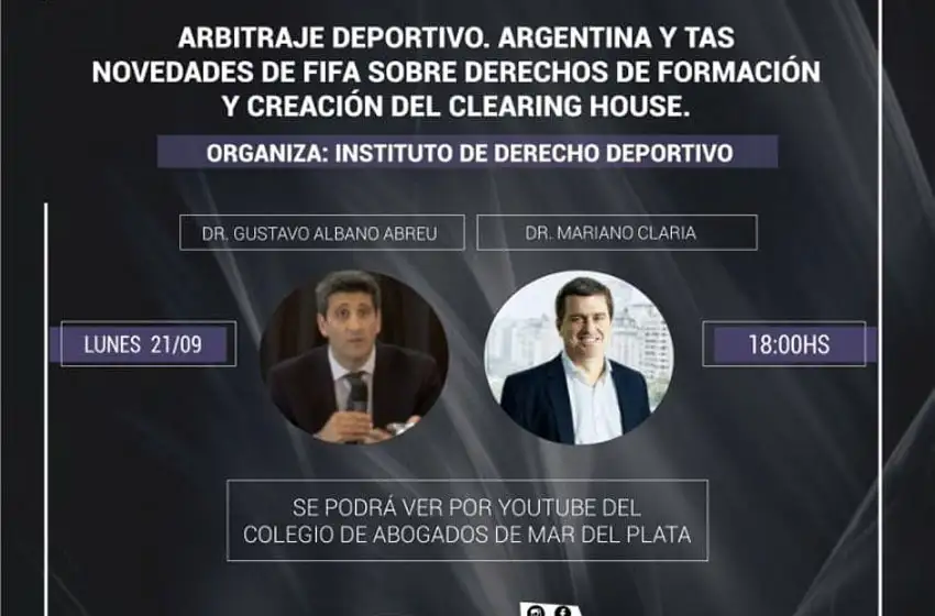 Nueva conferencia del Instituto de Derecho deportivo del Colegio de abogados