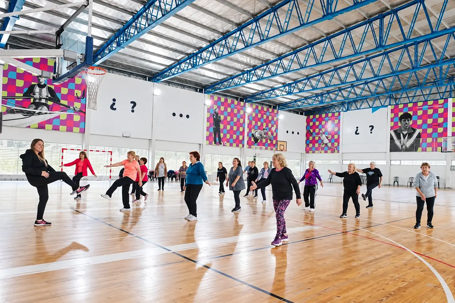 Denuncian suspensión de actividades en polideportivos barriales por falta de limpieza