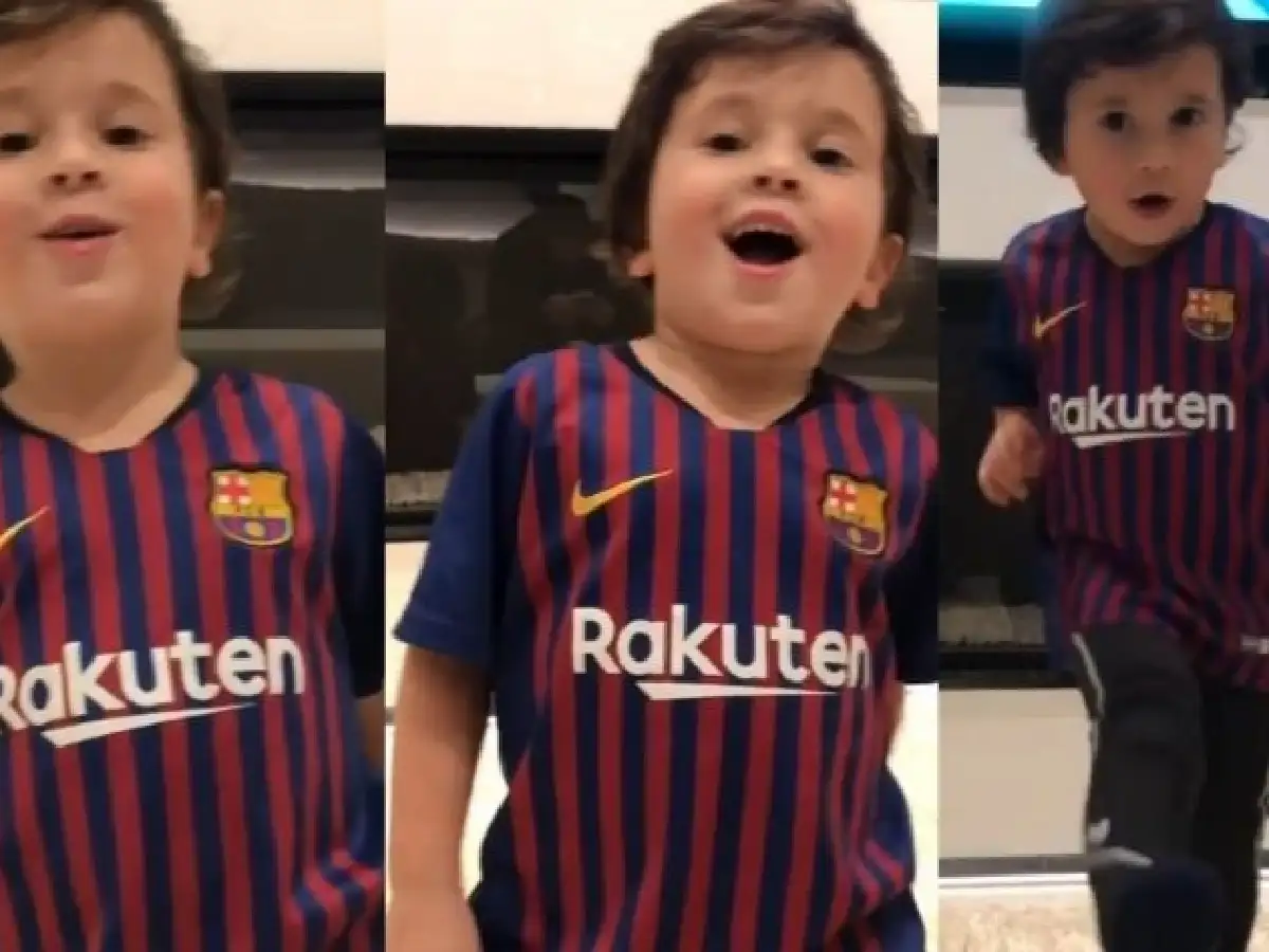 Viral: el certero pelotazo de Mateo Messi