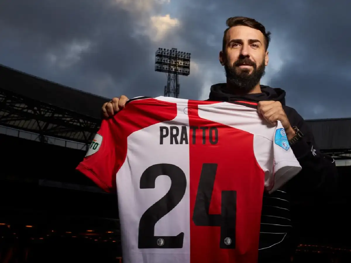 Pratto fue presentado en el Feyenoord neerlandés