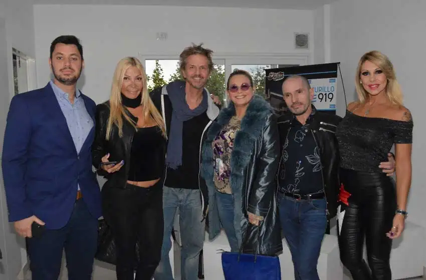 Los famosos se reunieron en una importante presentación inmobiliaria