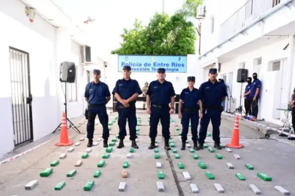 droga secuestrada entre ríos 1